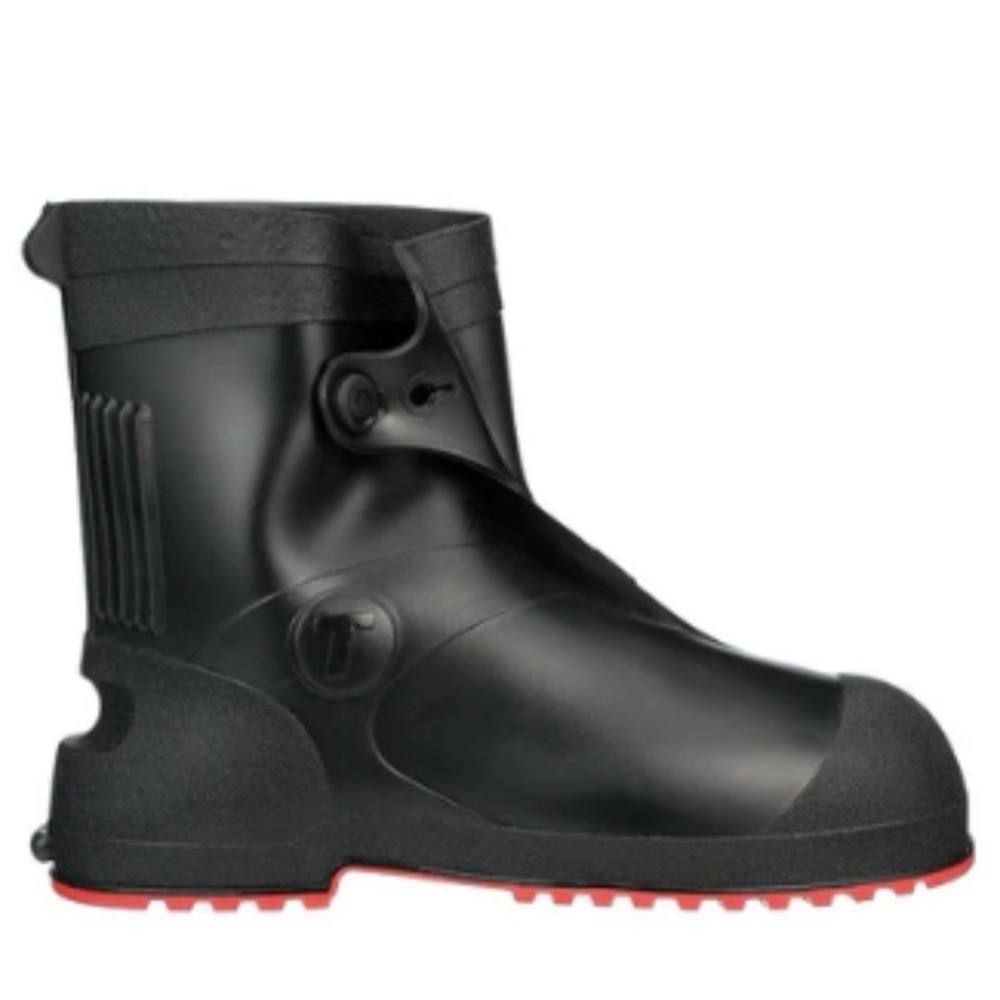 Tingley Workbrutes G2 45821 10" Waterproof PVC Overshoe Black/Red Sz Medium NWOT